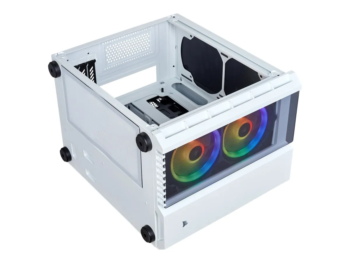 Corsair Geh Micro ATX Crystal 280X RGB White (Tempered Gla