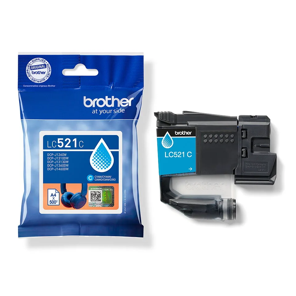 Brother LC521C Druckerpatrone 1 Stück(e) Original Cyan – Bild 5