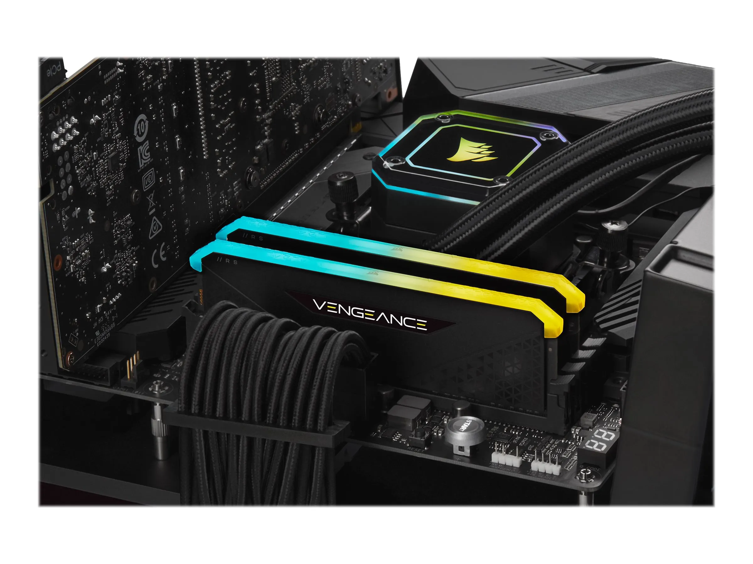 Corsair VENGEANCE RGB DDR4-3200 CL16 32 GB Kit (2x 16 GB) (CMG32GX4M2E3200C16)