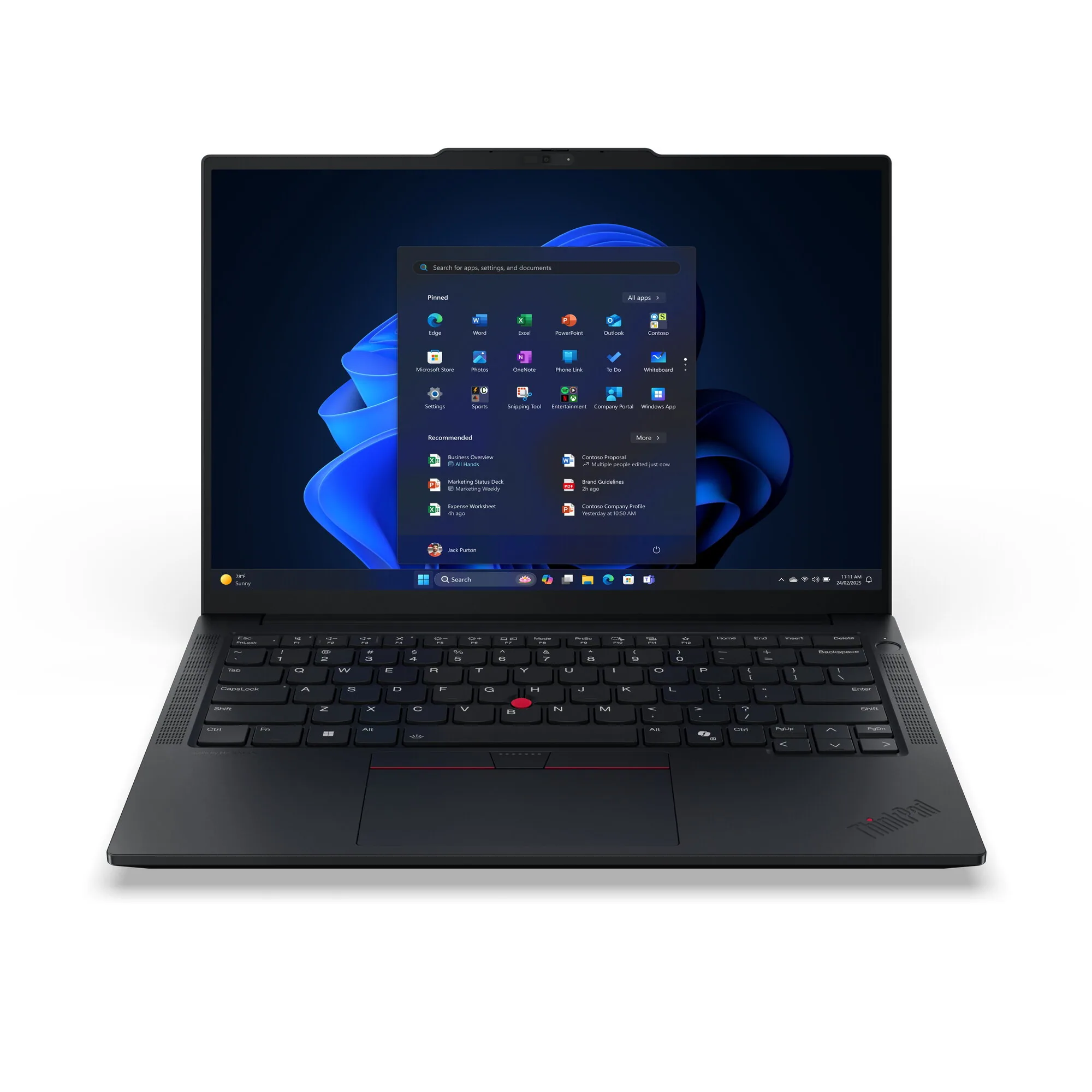 Lenovo ThinkPad E14 Gen 7 (Intel) Copilot+ PC Intel Core Ultra 5 236V Laptop 35,6 cm (14") WUXGA 16 GB LPDDR5x-SDRAM 512 GB SSD Wi-Fi 7 (802.11be) Windows 11 Pro Schwarz Deutsch – Bild 1