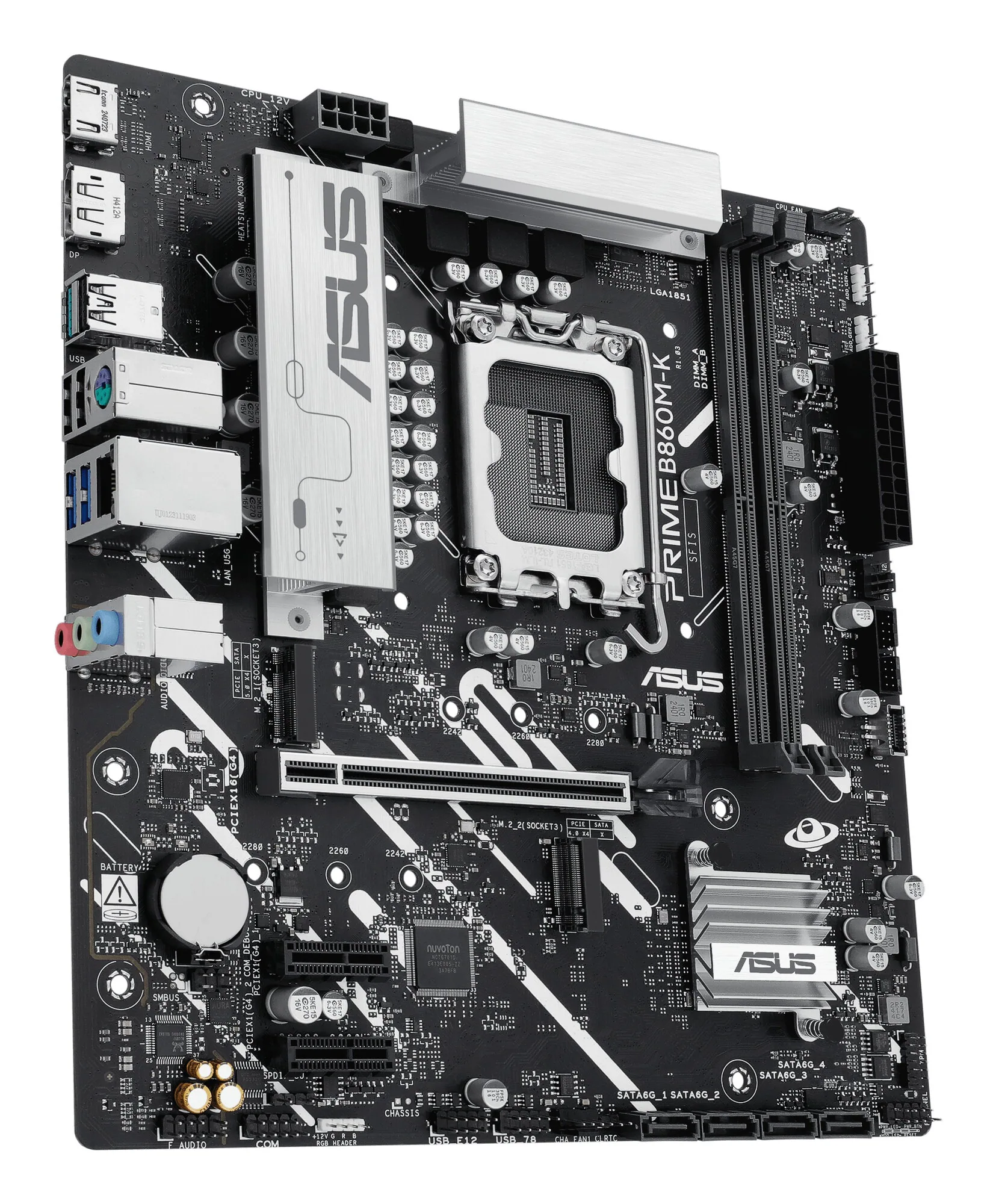 ASUS PRIME B860M-K Intel B860 LGA 1851 (Socket V1) micro ATX – Bild 3