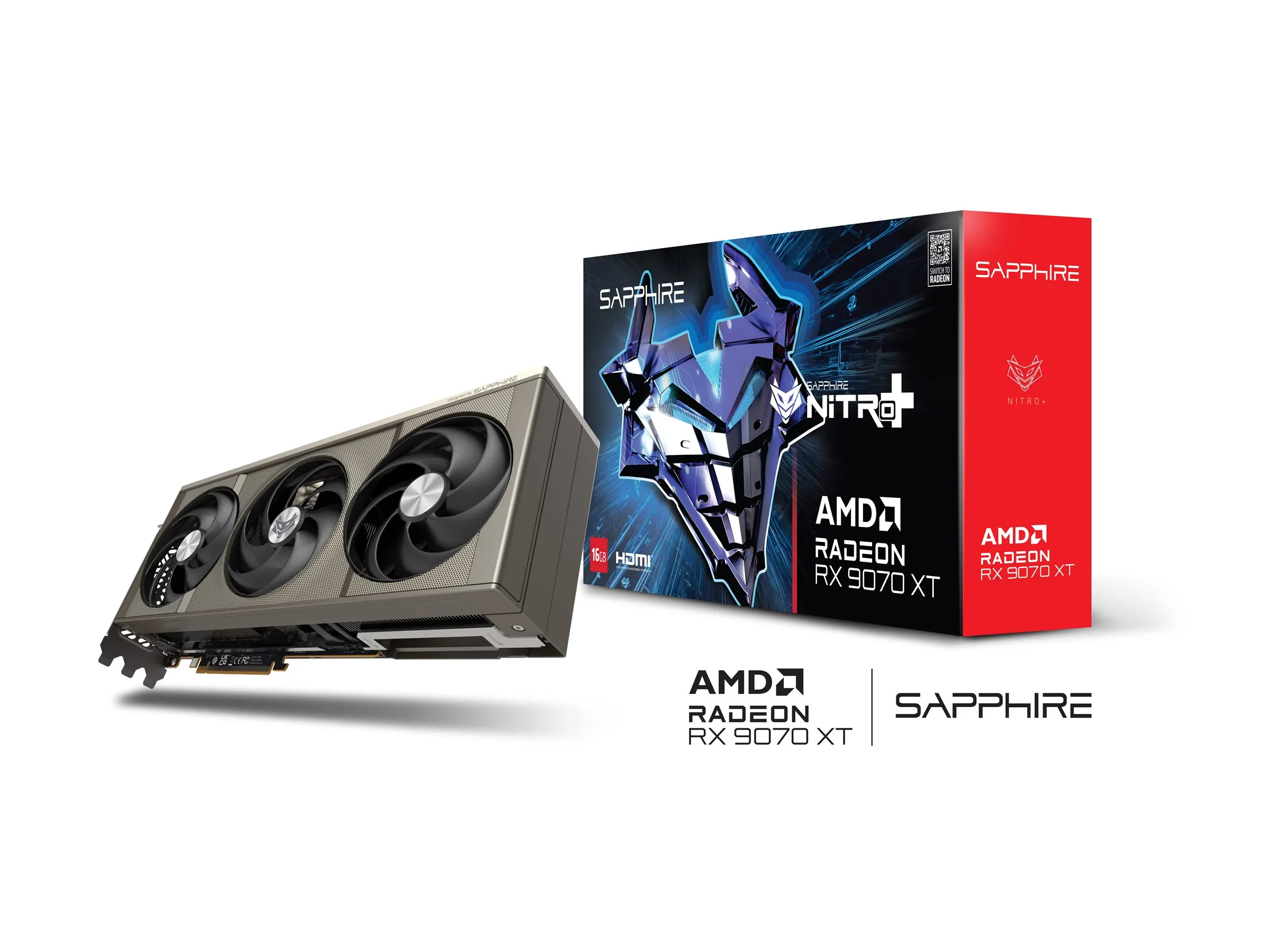 Sapphire Radeon RX9070XT Nitro+ OC 16 GB GDDR6 HDMI 2xDP