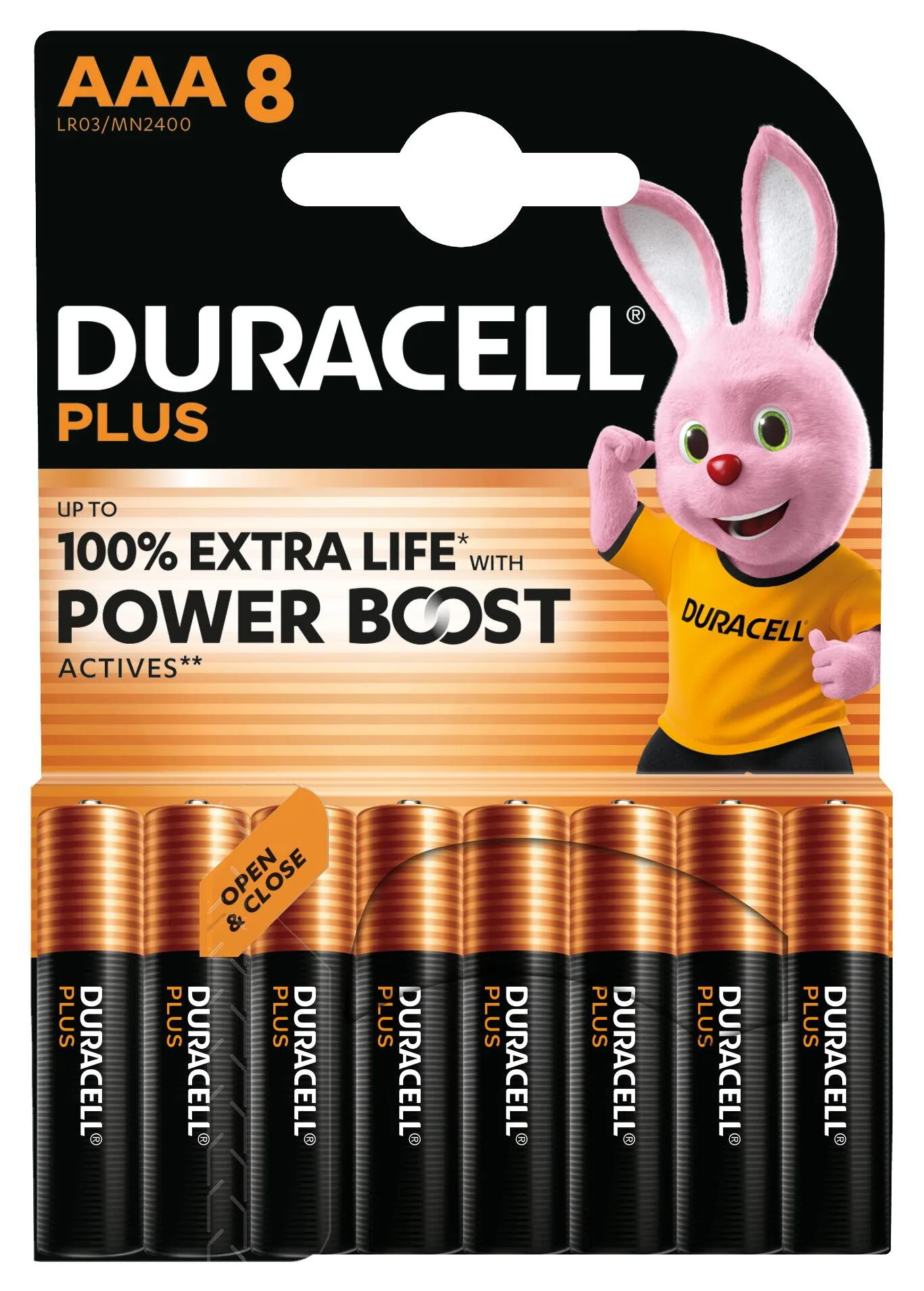 Duracell Plus Einwegbatterie AAA Alkali – Bild 1