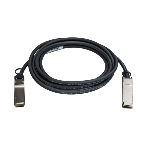 QNAP CAB-NIC40G30M-QSFP InfiniBand/Glasfaserkabel 3 m QSFP+ Schwarz – Bild 1