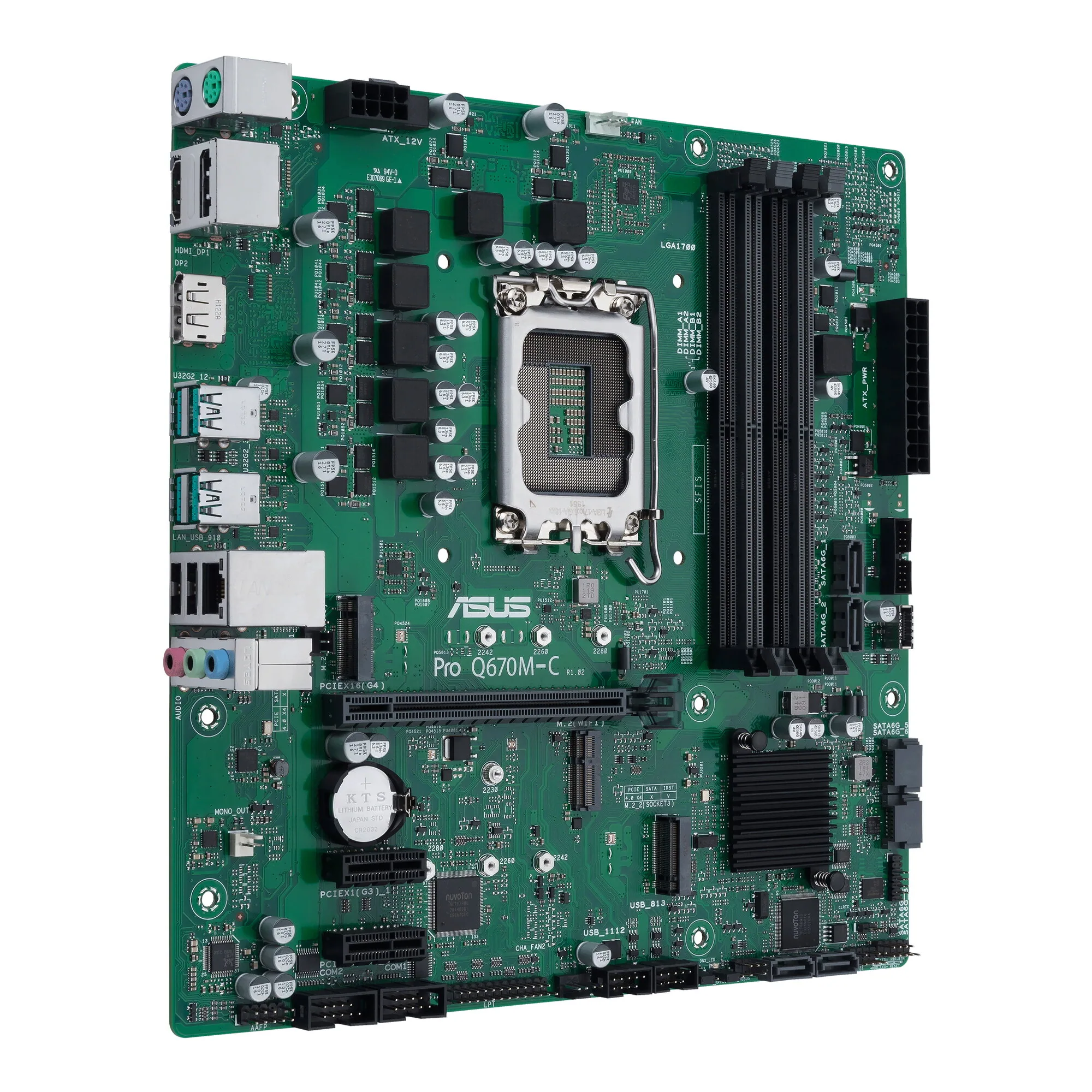 ASUS PRO Q670M-C-CSM Intel Q670 LGA 1700 micro ATX – Bild 2