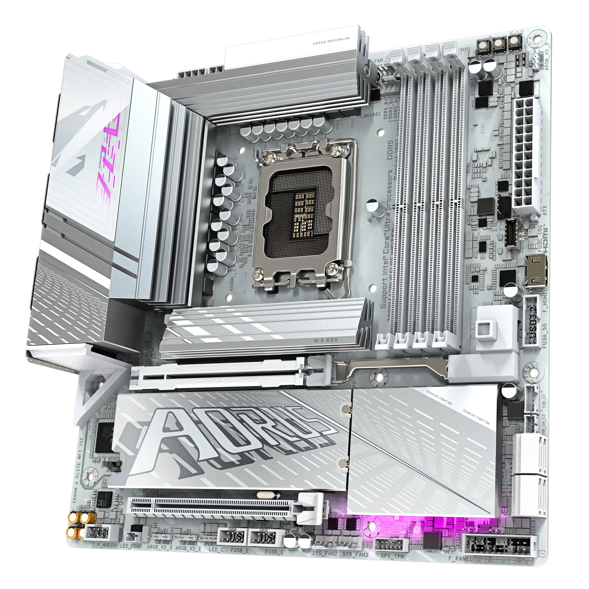 GIGABYTE Z890M AORUS ELITE WIFI7 ICE Mainboard – Bild 4