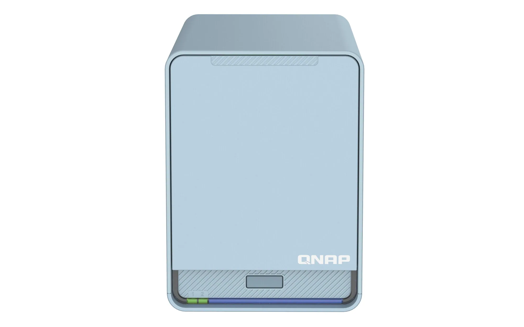 QNAP QMiroPlus-201W NAS Desktop Intel® Celeron® J4125 4 GB DDR4 0 TB QNAP Turbo System Blau – Bild 2
