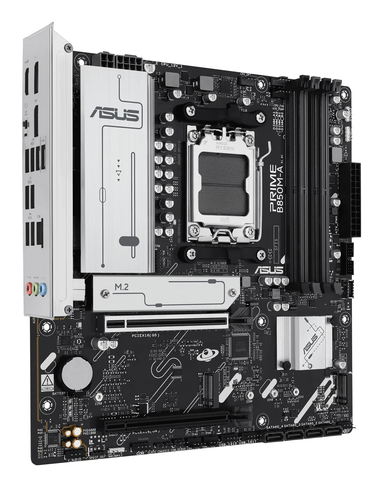ASUS PRIME B850M-A-CSM AMD B850 Sockel AM5 micro ATX – Bild 3