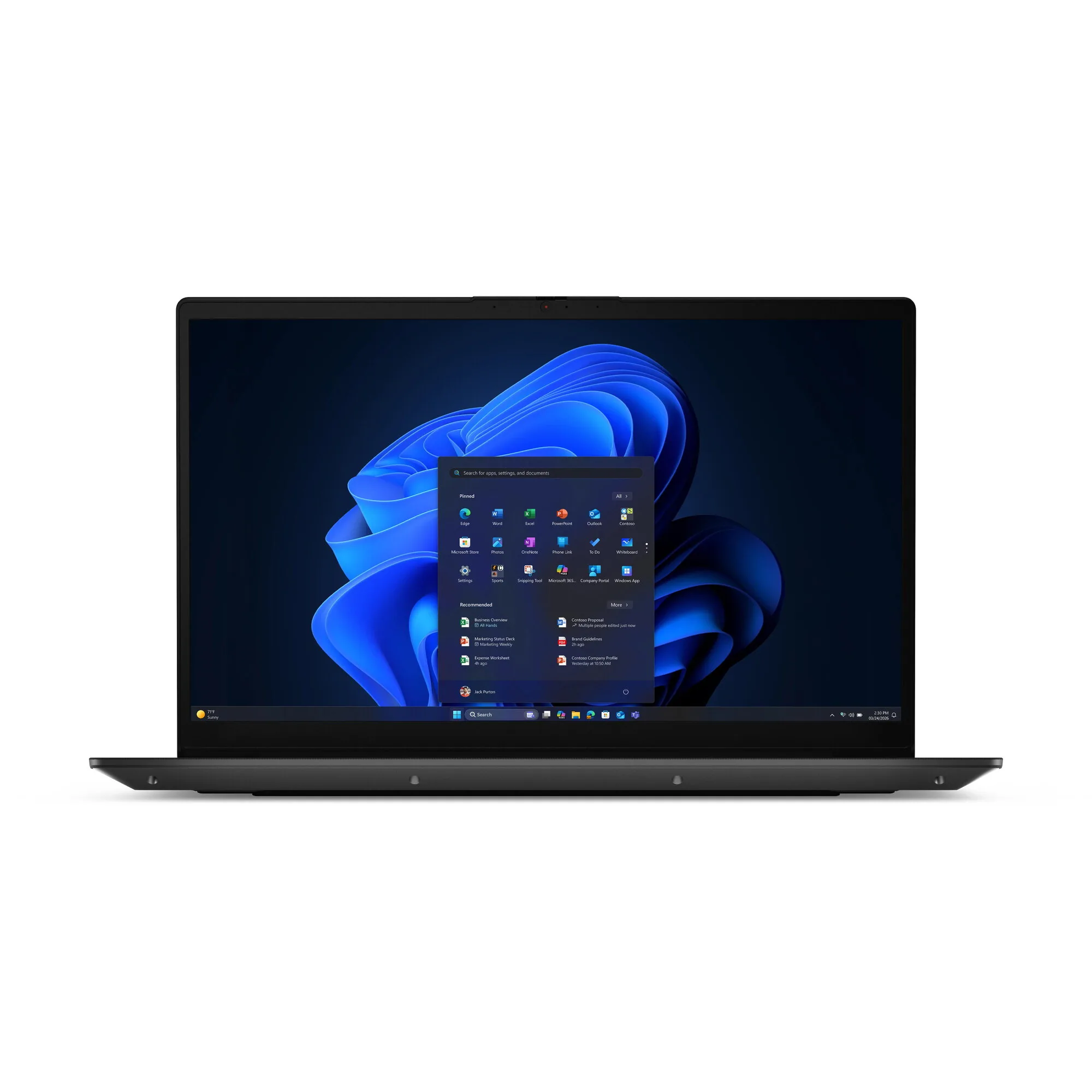 Lenovo V15 G7 IWC Intel Core 5 320 Laptop 39,6 cm (15.6") Full HD 16 GB DDR5-SDRAM 512 GB SSD Wi-Fi 6 (802.11ax) Windows 11 Pro Schwarz Deutsch – Bild 5