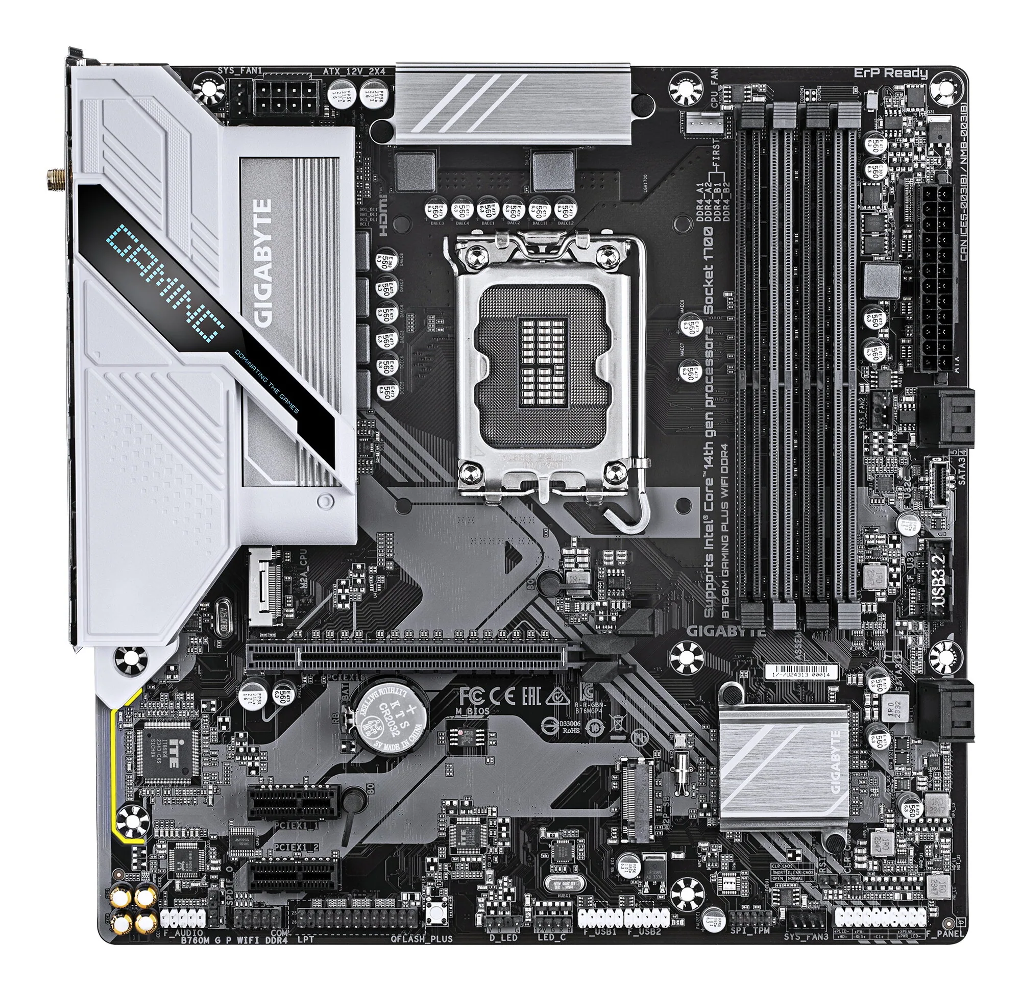 GIGABYTE B760M GAMING PLUS WIFI DDR4-Mainboard – Bild 2