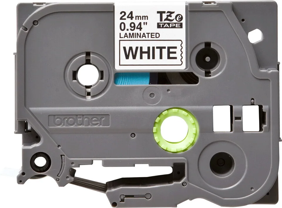 Brother TZE-251 Etiketten erstellendes Band Schwarz auf weiss – Bild 1