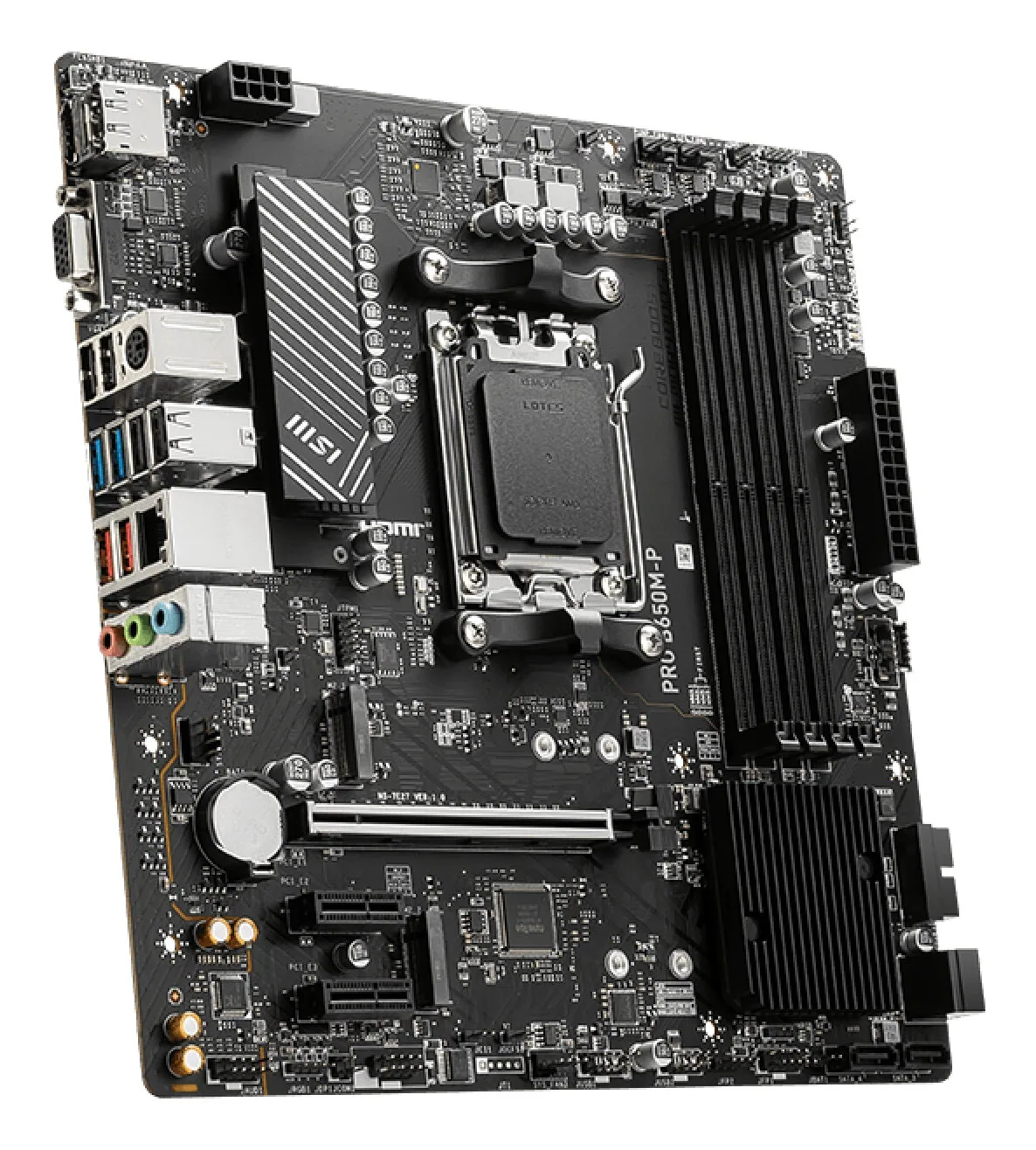 MSI PRO B650M-P Motherboard AMD B650 Sockel AM5 micro ATX – Bild 2