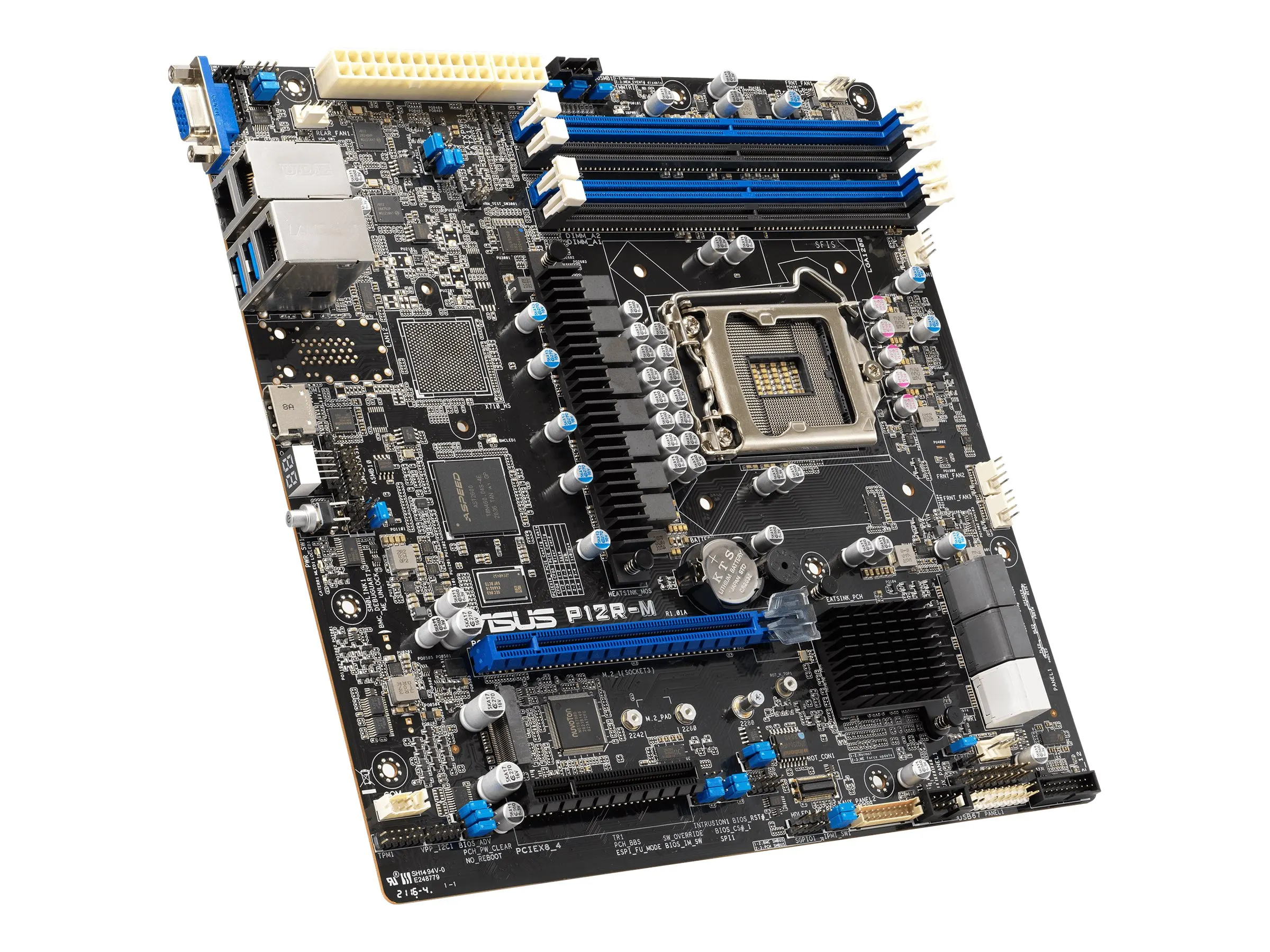 ASUS P12R-M         microATX  1x LGA 1200 DDR4  2x1G