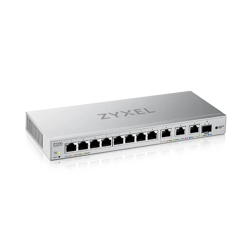 Zyxel XGS1250-12 Managed L2 10G Ethernet (100/1000/10000) Grau – Bild 1