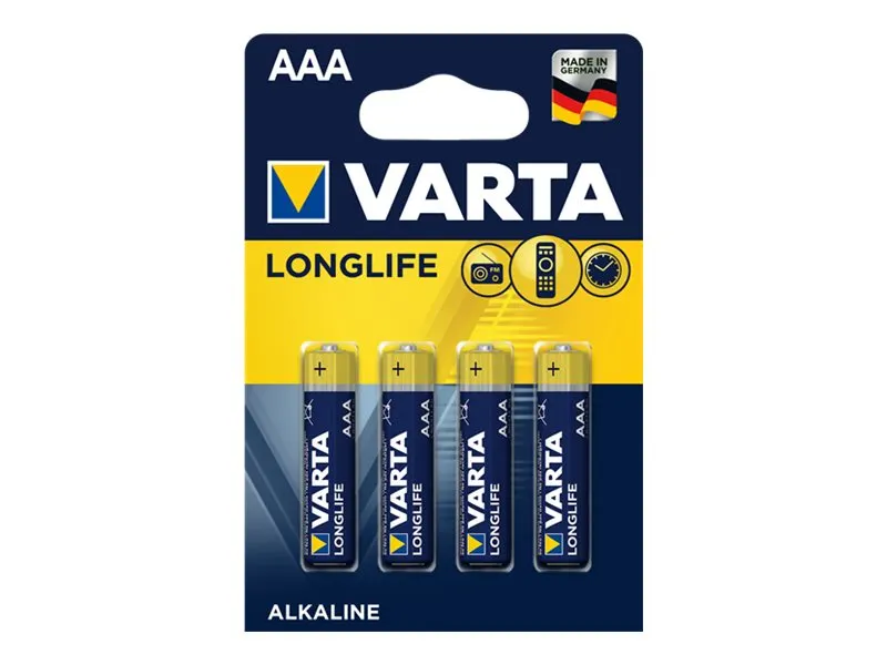 Varta Batterie LONGLIFE AAA Micro NEU 4 Stück