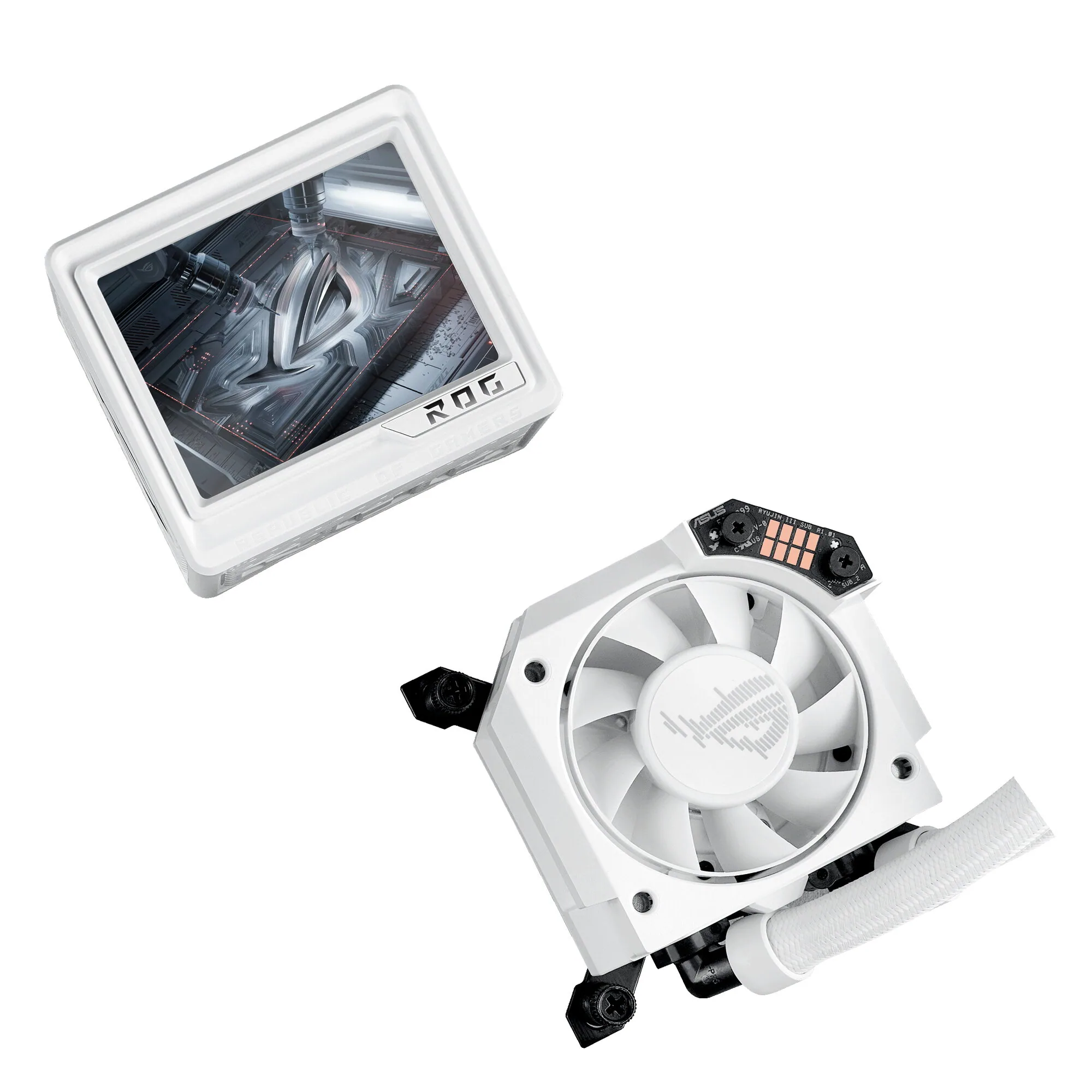 ASUS ROG RYUJIN III 360 ARGB EXTREME WHT Prozessor All-in-One-Flüssigkeitskühler 12 cm Weiß 1 Stück(e) – Bild 7