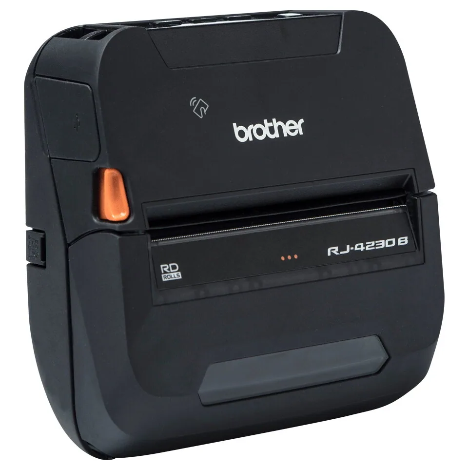 Brother RJ-4230B POS-Drucker 203 x 203 DPI Verkabelt & Kabellos Thermodirekt Mobiler Drucker – Bild 2