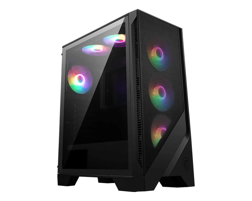 MSI MAG Forge 120A AIRFLOW Midi Tower Schwarz, Transparent – Bild 1