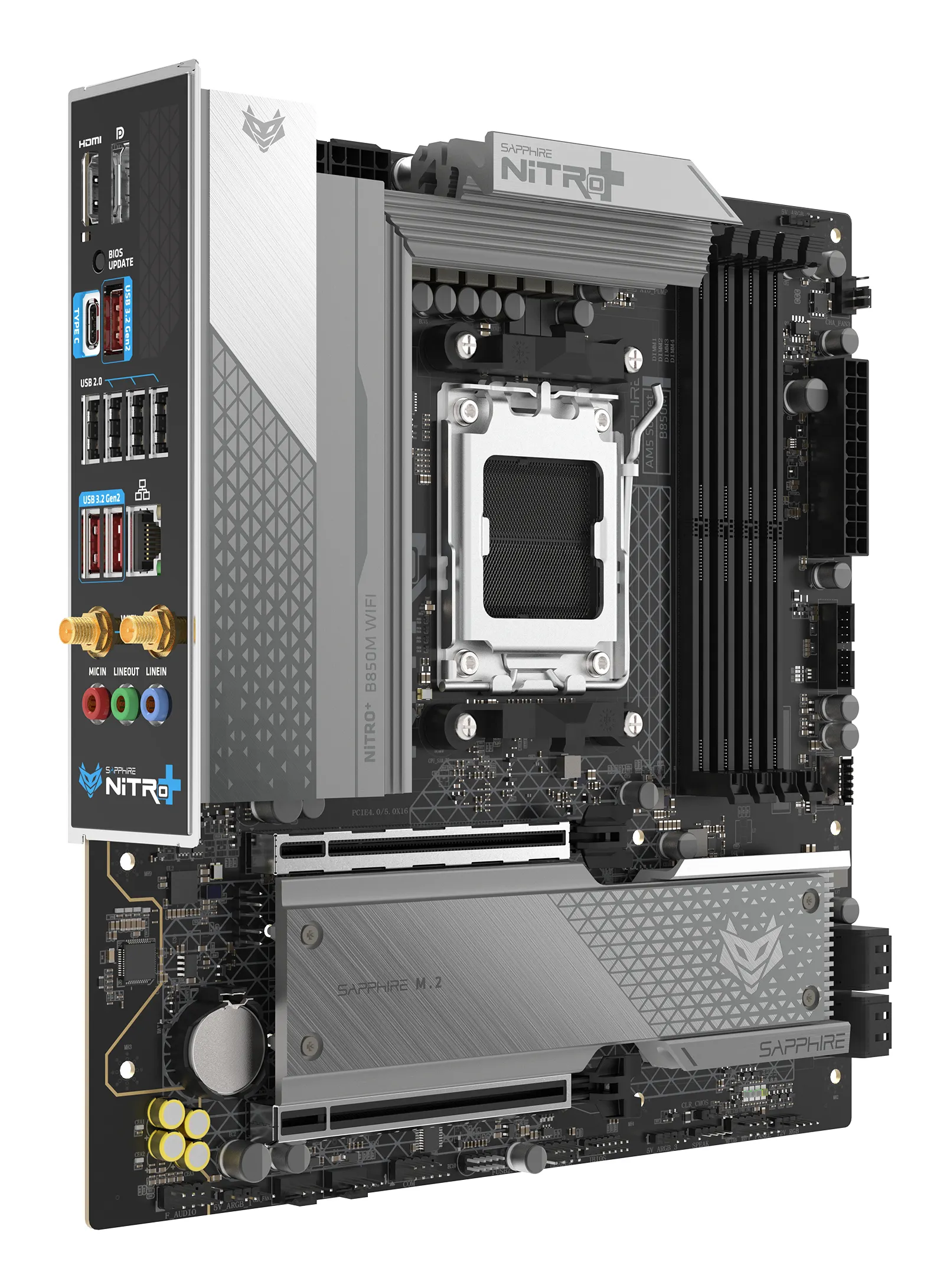 Sapphire MB NITRO+ B850M WIFI7 AMD, AM5, DDR5, mATX