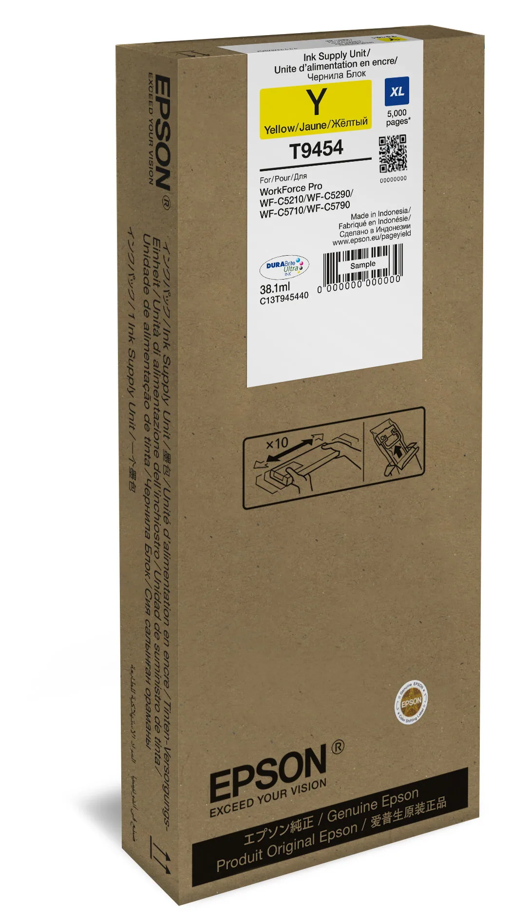 Epson WF-C5xxx Series Ink Cartridge XL Yellow – Bild 1