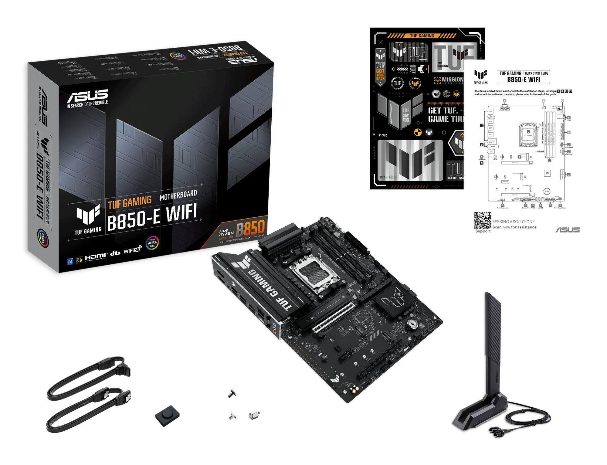 ASUS TUF GAMING B850-E WIFI AMD B850 Sockel AM5 ATX – Bild 5