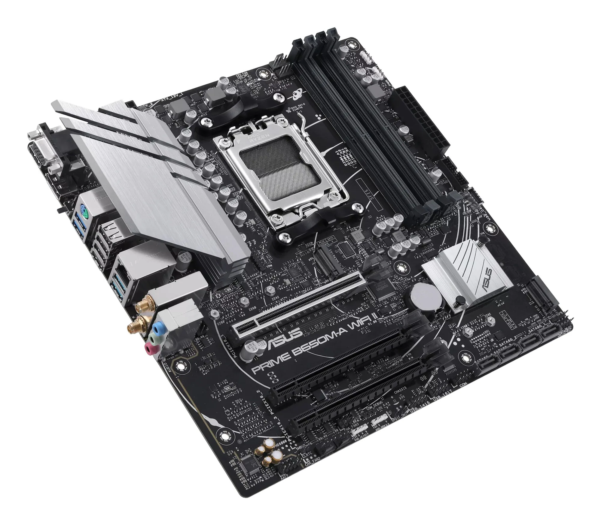 ASUS PRIME B650M-A WIFI II AMD B650 Sockel AM5 micro ATX – Bild 4