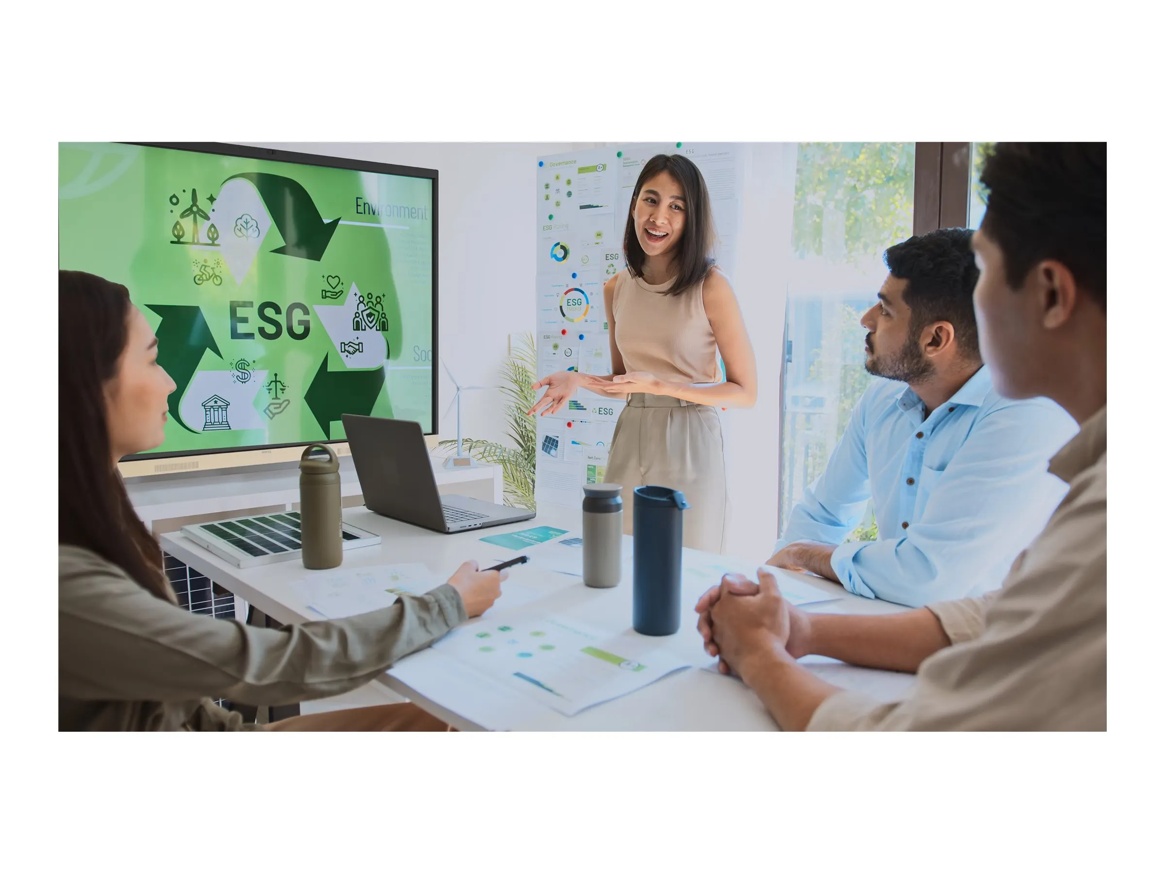 BenQ 248.9cm (98") RE9804FV Interactive Flatp.UHD Android (Speditionsversand)