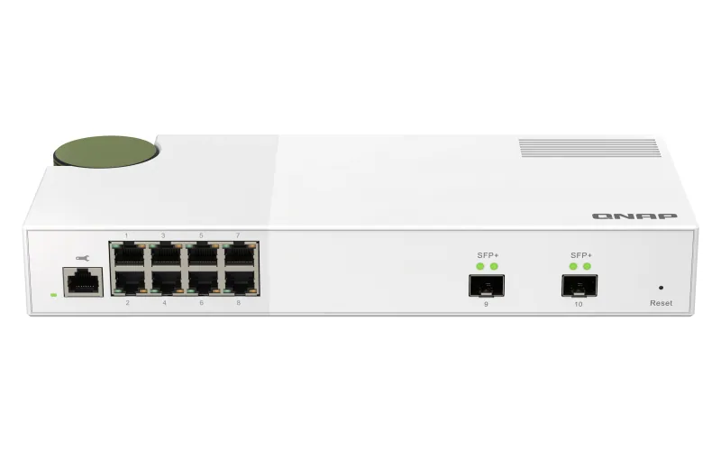 QNAP QSW-M2108-2S Netzwerk-Switch Managed L2 2.5G Ethernet (100/1000/2500) Grau – Bild 2
