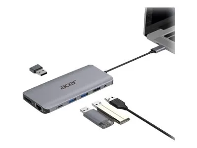 Acer 12in1 Type C dongle 2xUSB3.2/2xUSB2.0/1xSD/TF/1xDP