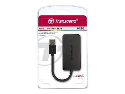 USB-HUB  4-Port Transcend USB3.0 HUB2          ohne Netzteil