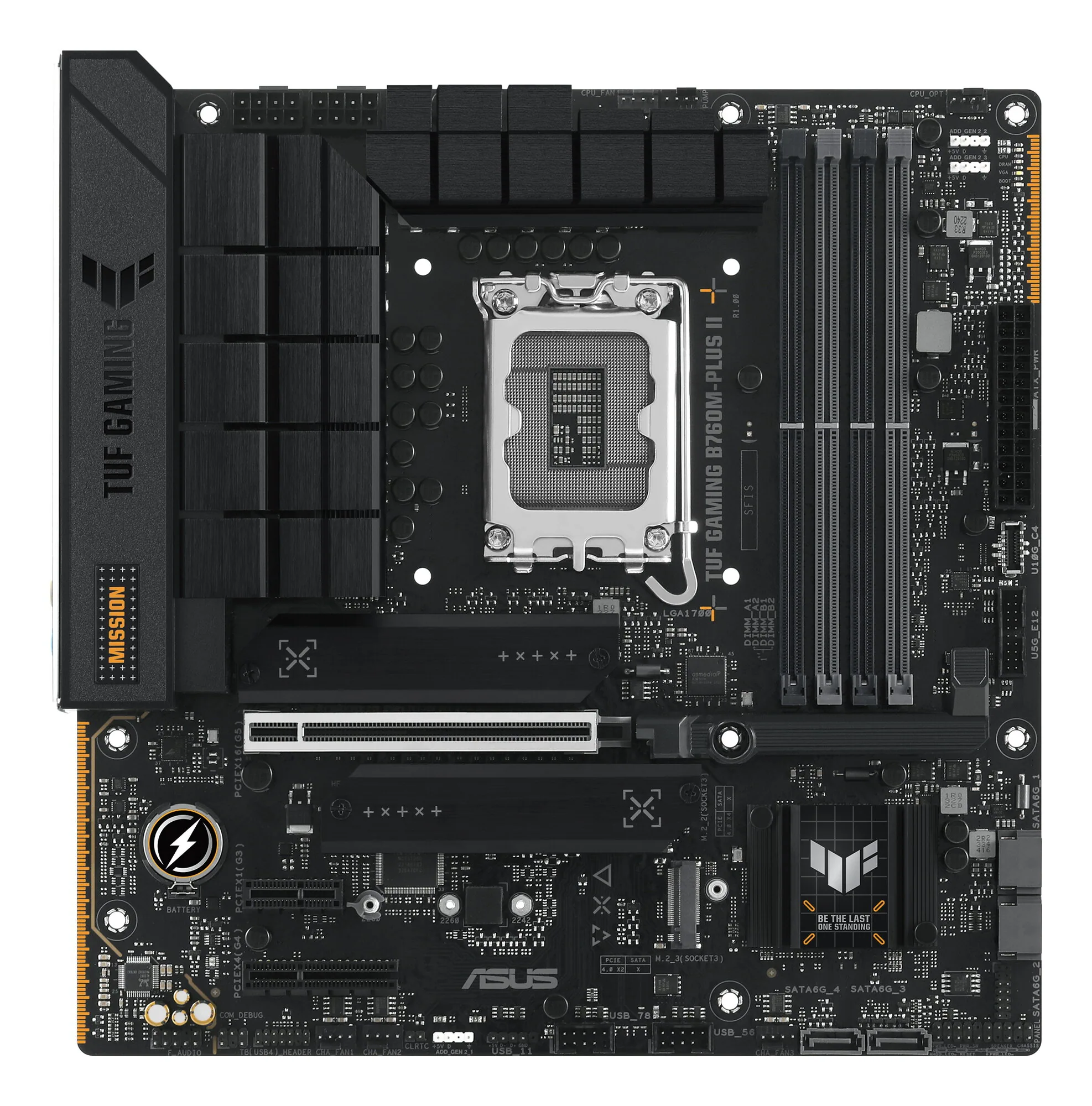 ASUS TUF GAMING B760M-PLUS II Intel B760 LGA 1700 micro ATX – Bild 1