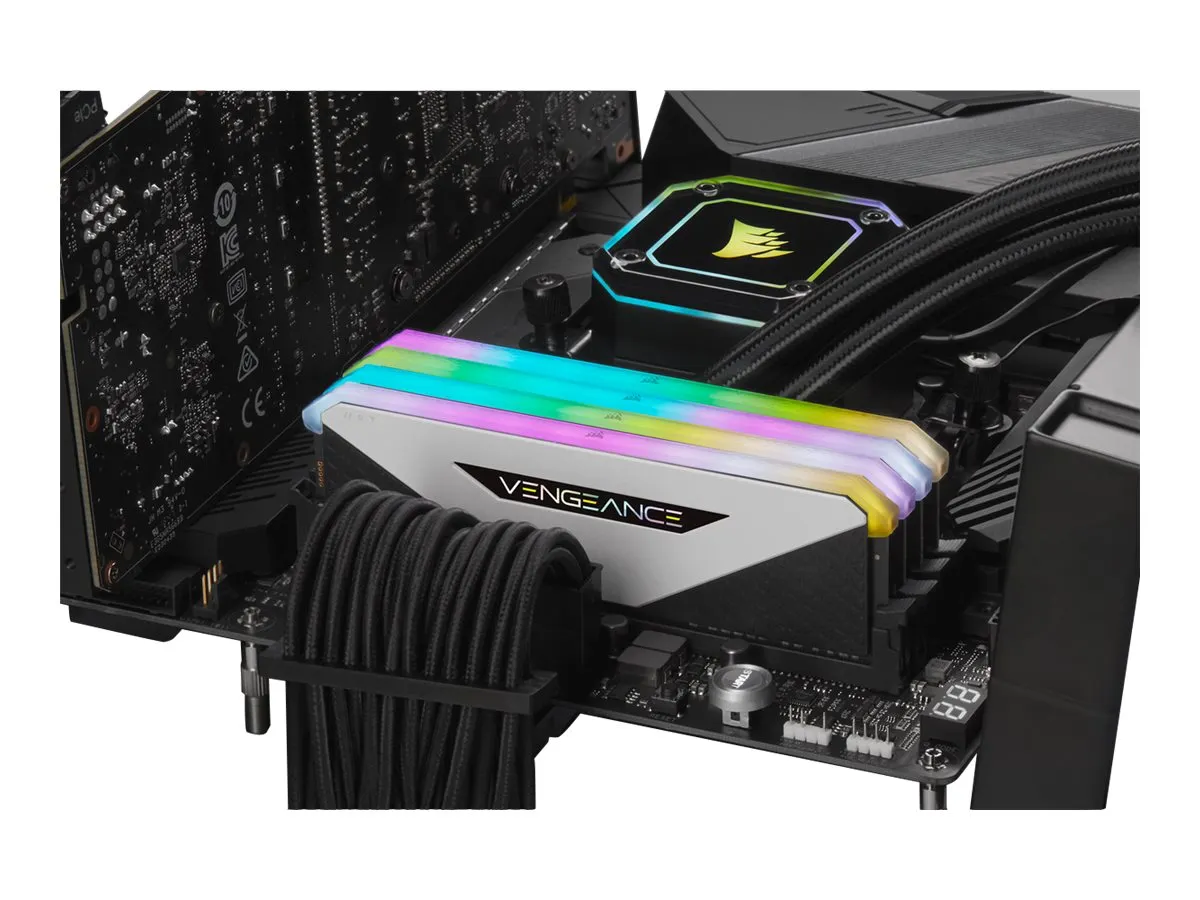 Corsair VENGEANCE RGB DDR4-3200 CL16 32 GB Kit (4x 8 GB) (CMN32GX4M4Z3200C16W)