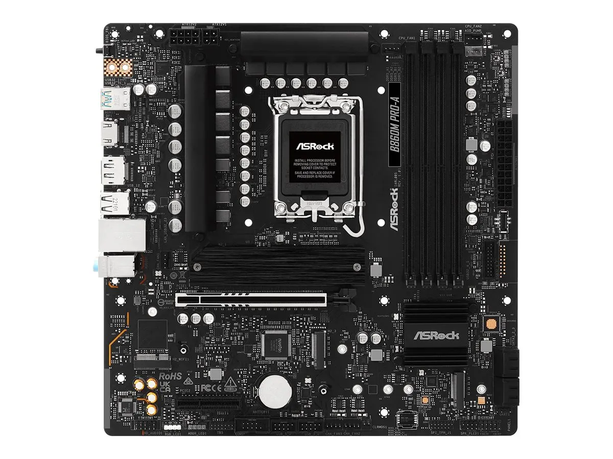 ASRock B860M Pro-A              1851 mATX HDMI/DP       DDR5