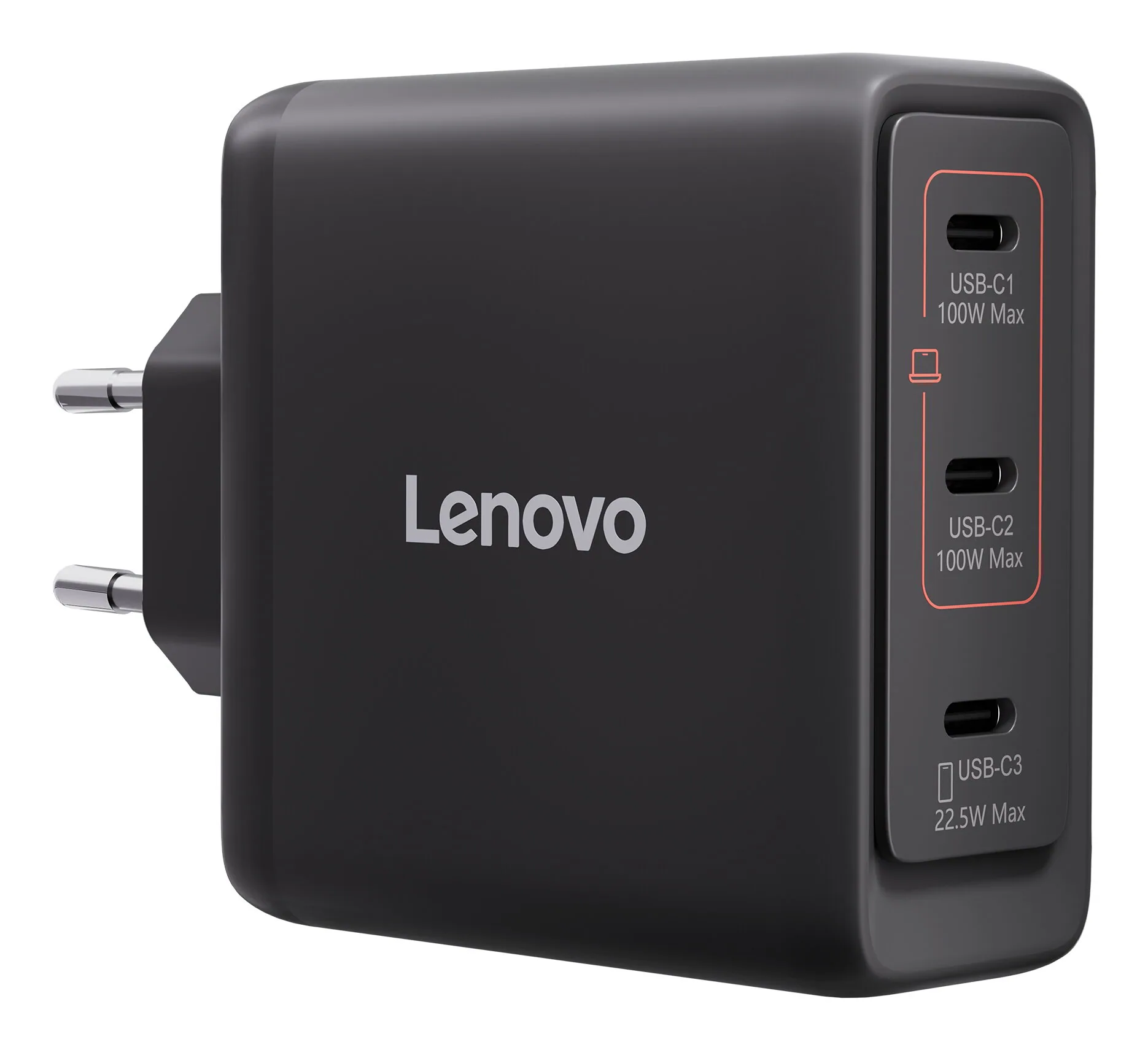 Lenovo 40AW100BEU Ladegerät für Mobilgeräte Universal Schwarz AC Drinnen – Bild 1