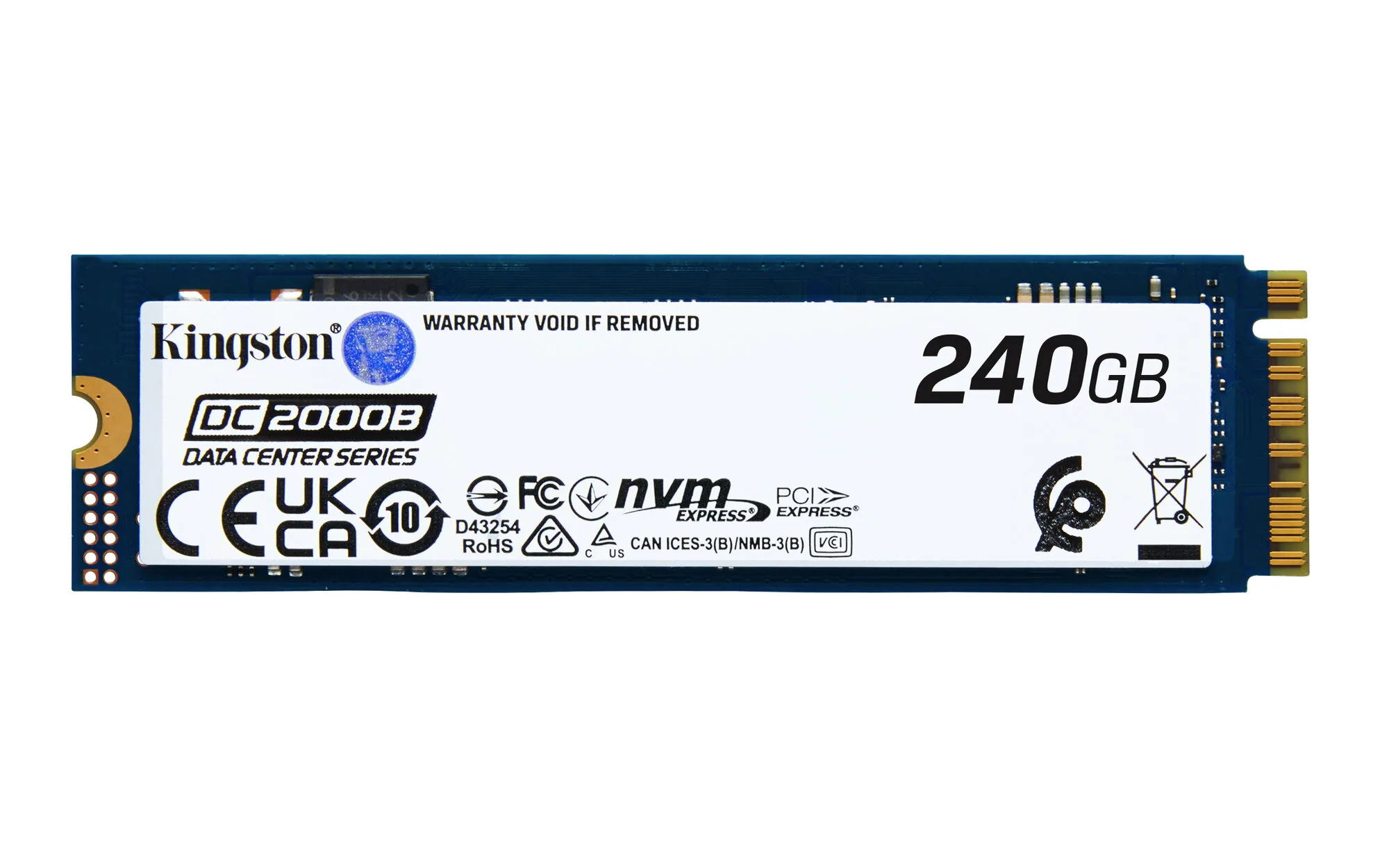 Kingston Technology 240G DC2000B PCIe 4.0 M.2 2280 Enterprise SSD (Ohne Heatsink) – Bild 2