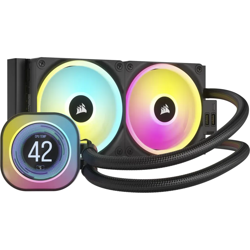 Corsair WAK Cooling iCUE Link H100i LCD AIO 240 mm