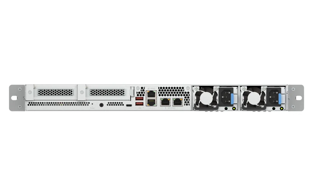 QNAP TS-h1077AFU-R7-32G NAS Rack (1U) AMD Ryzen™ 7 32 GB DDR5 0 TB QNAP QTS Schwarz, Grau – Bild 2