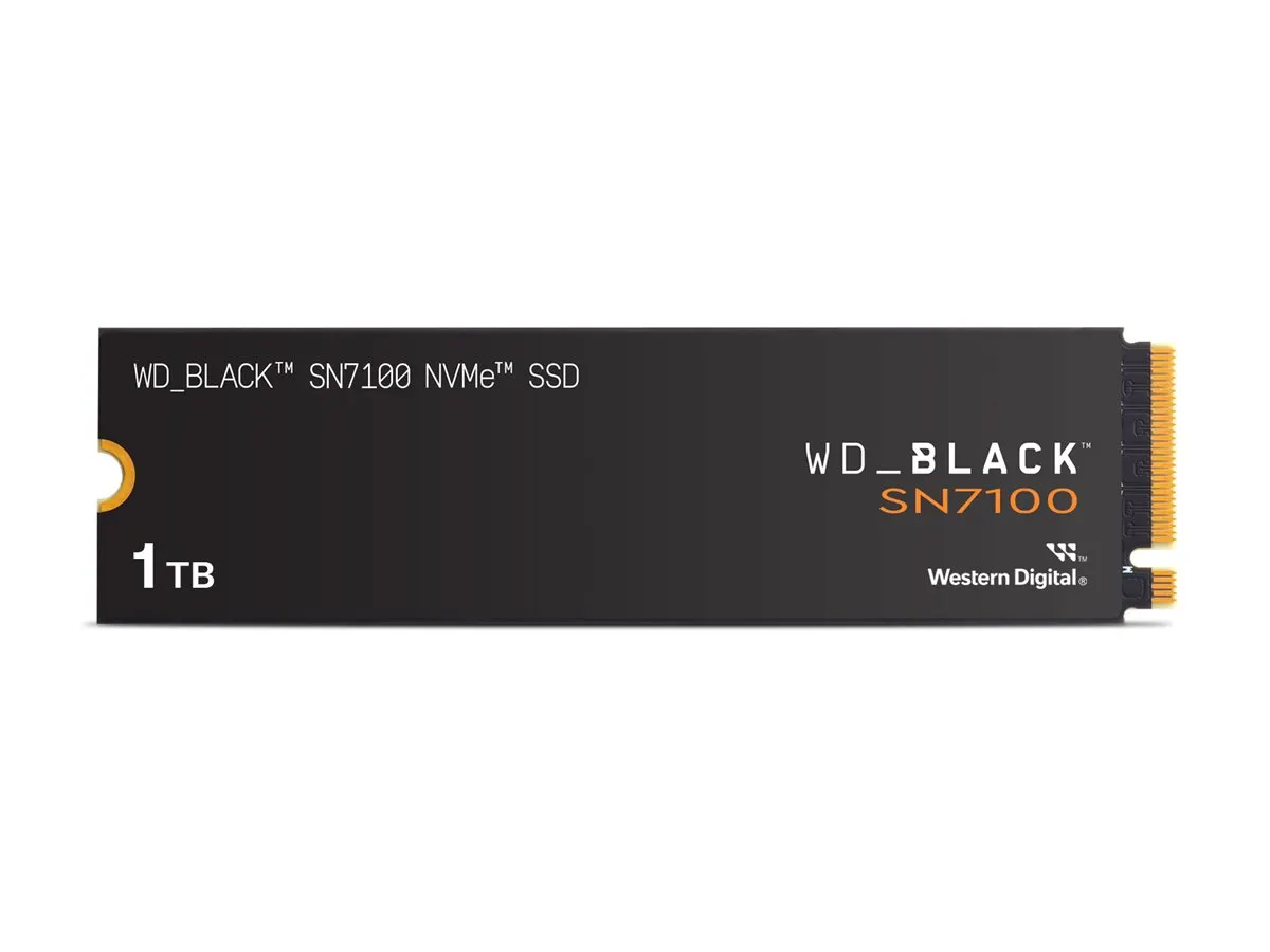 WD SSD M.2 2280 NVMe SN7100 intern Schwarz