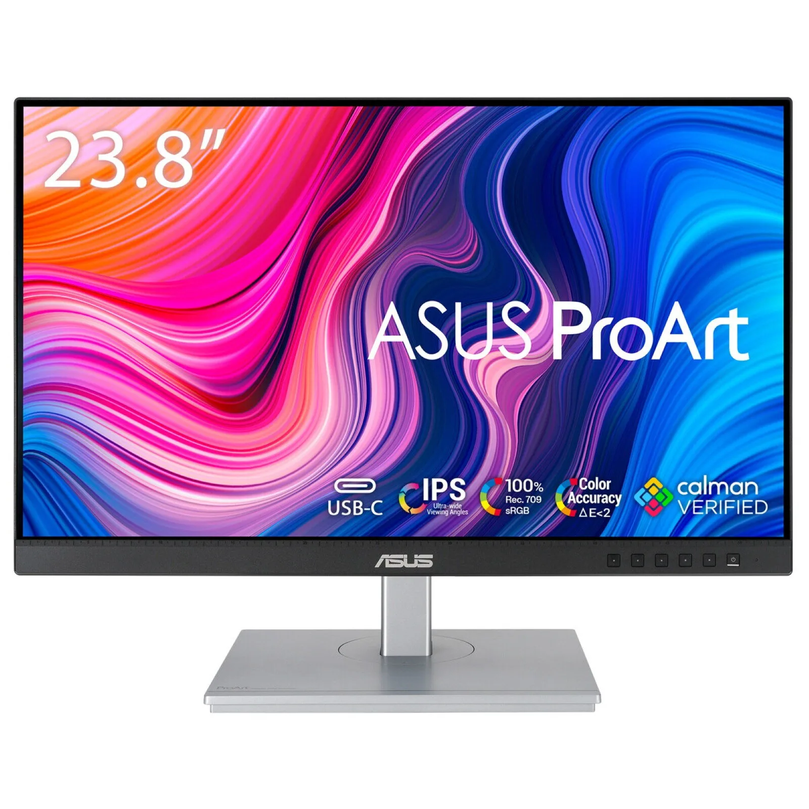ASUS ProArt PA247CV Computerbildschirm 60,5 cm (23.8") 1920 x 1080 Pixel Full HD LCD Schwarz, Silber – Bild 1