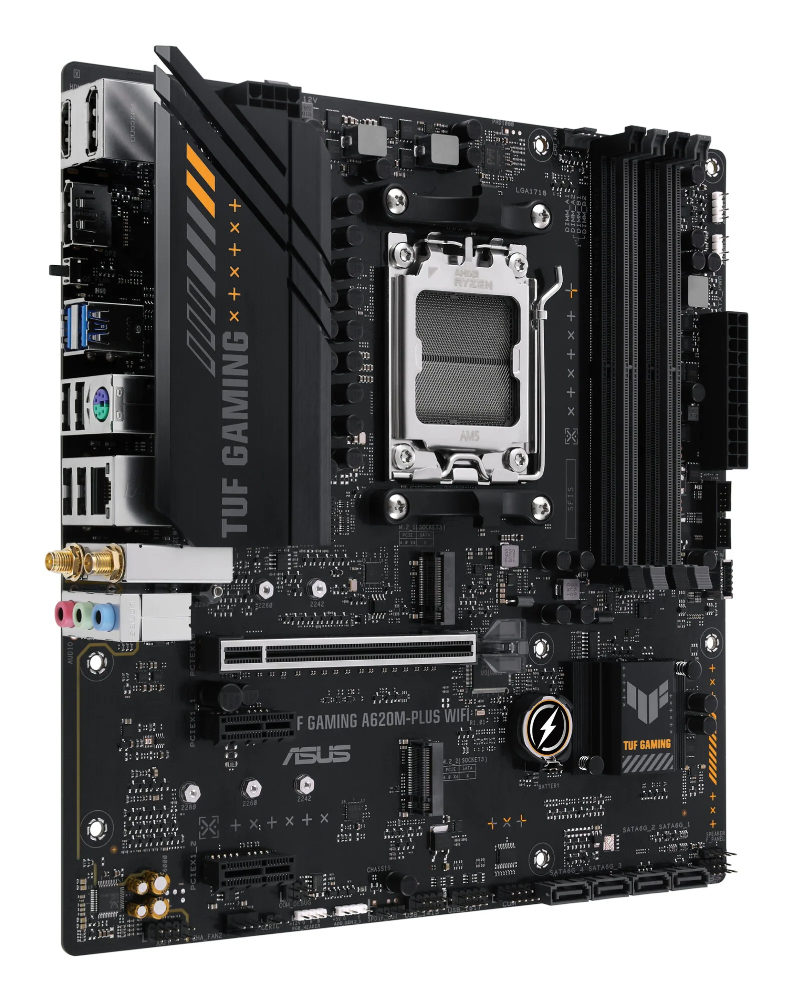 ASUS TUF GAMING A620M-PLUS WIFI AMD A620 Sockel AM5 micro ATX – Bild 4