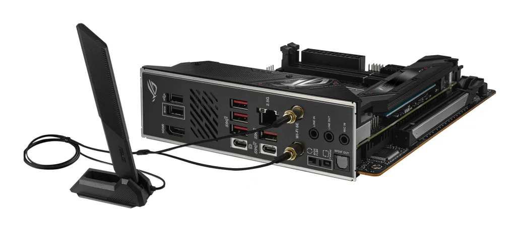 ASUS ROG STRIX B650E-I GAMING WIFI AMD B650 Sockel AM5 mini ITX – Bild 2