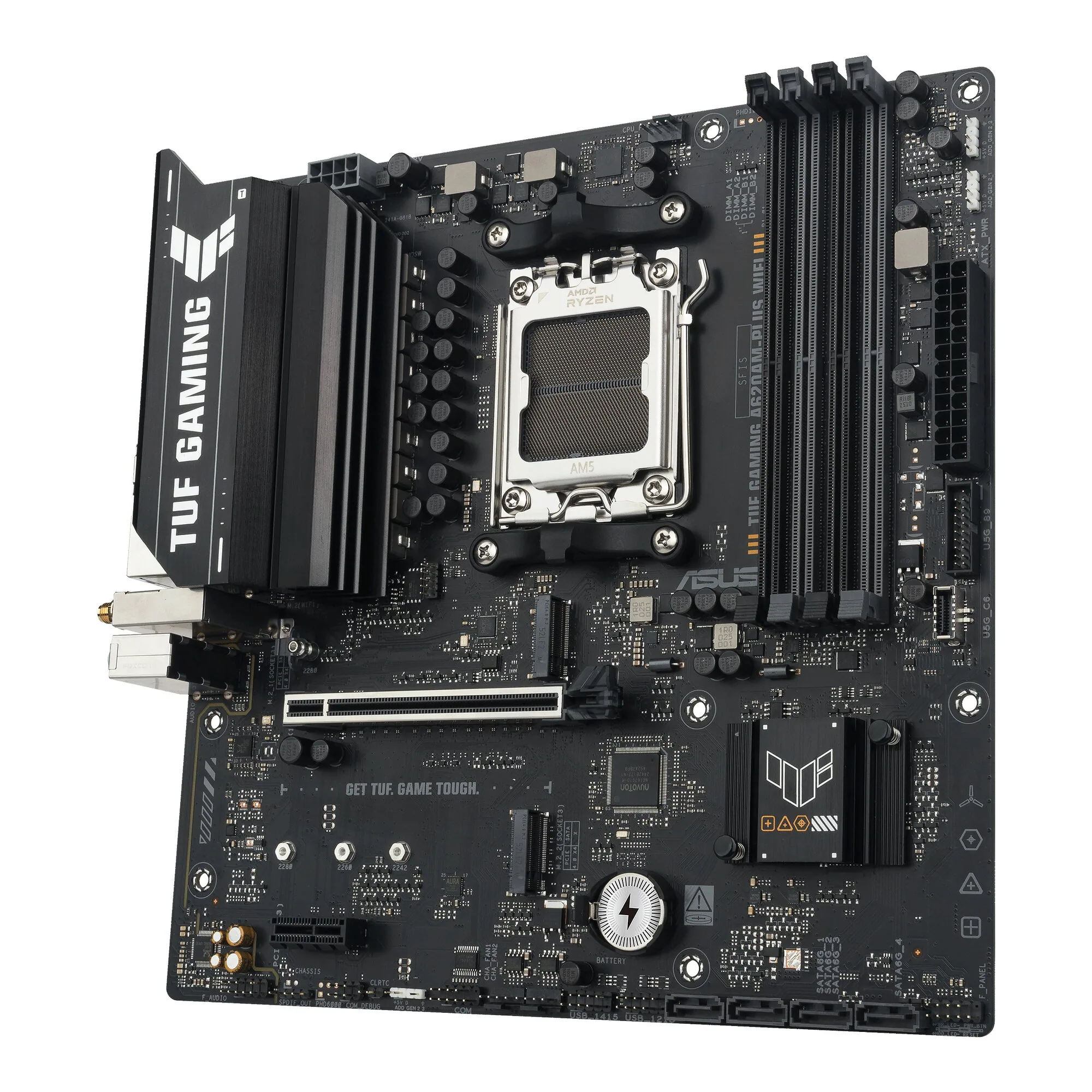 ASUS TUF GAMING A620AM-PLUS WIFI AMD A620A Sockel AM5 micro ATX – Bild 4