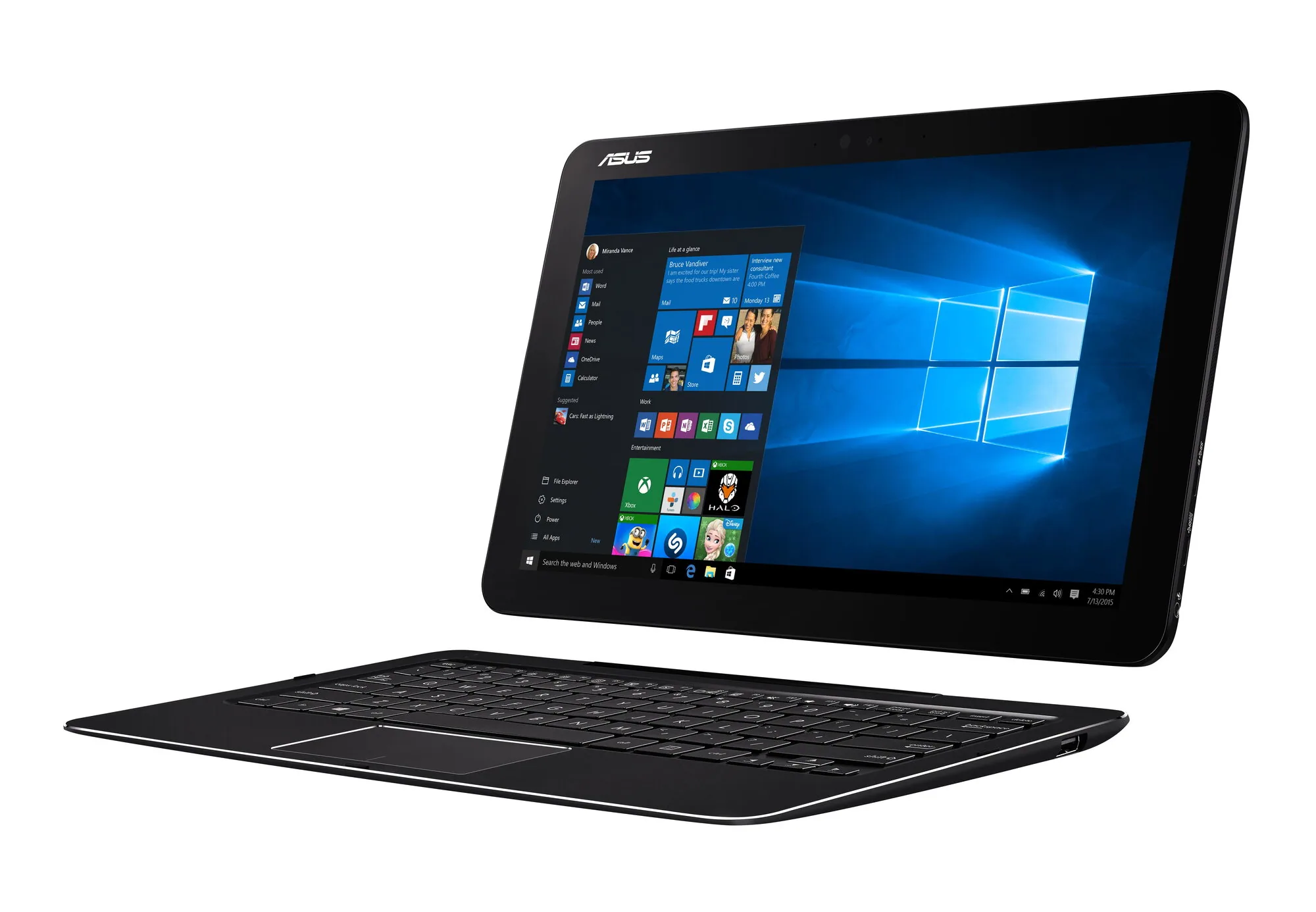 ASUS Transformer Book T302CA-FL012R Intel® Core™ m3 m3-6Y30 Hybrid (2-in-1) 31,8 cm (12.5") Touchscreen Full HD 8 GB – Bild 1