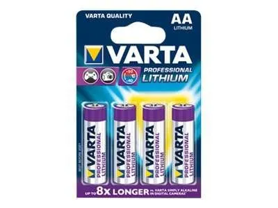Varta Batterie Lithium AA 4 Stück