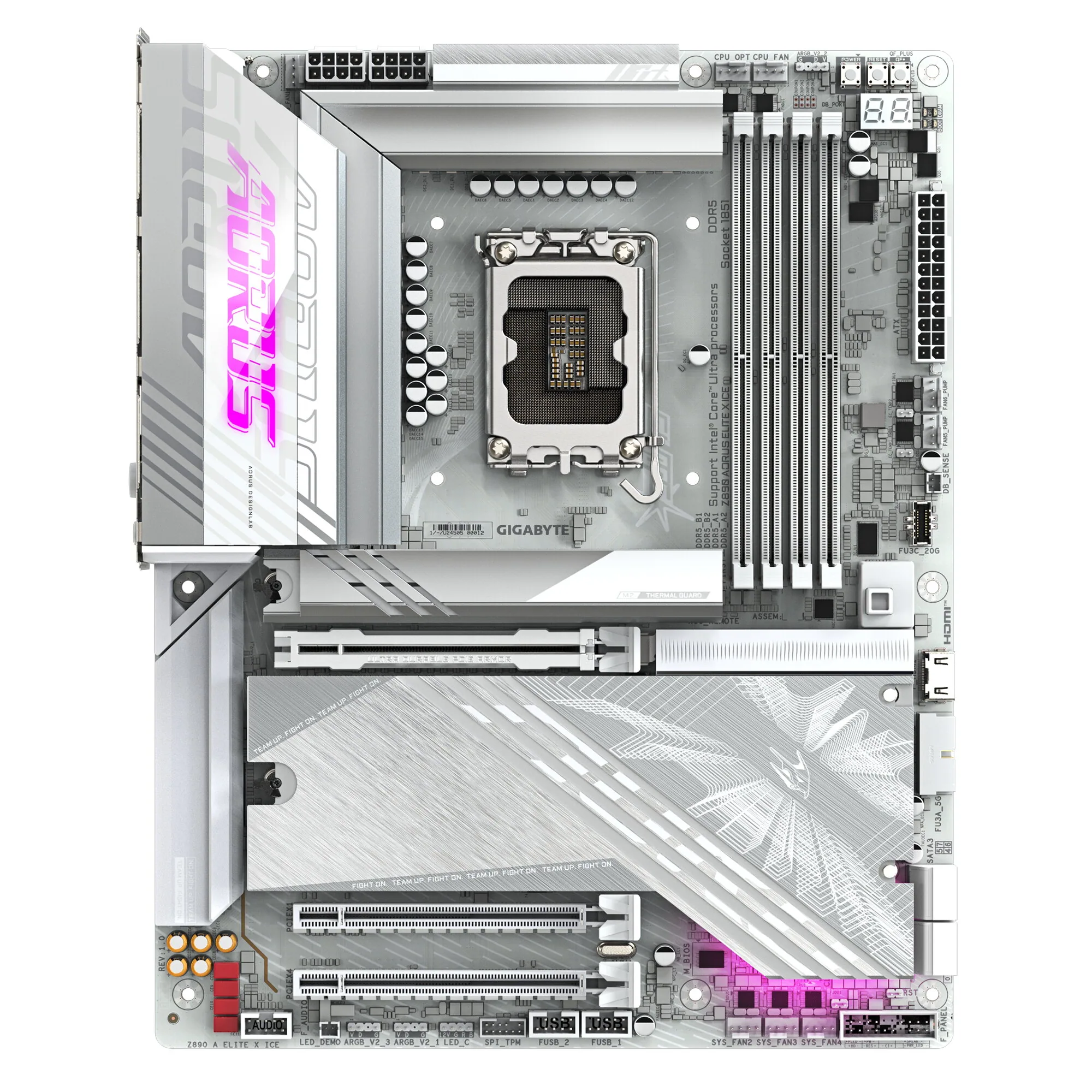 GIGABYTE Z890 AORUS ELITE X ICE Mainboard – Bild 2